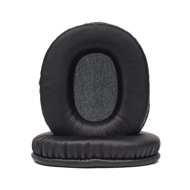 Black PU leather replacement headphone covers for Sony MDR-1R model