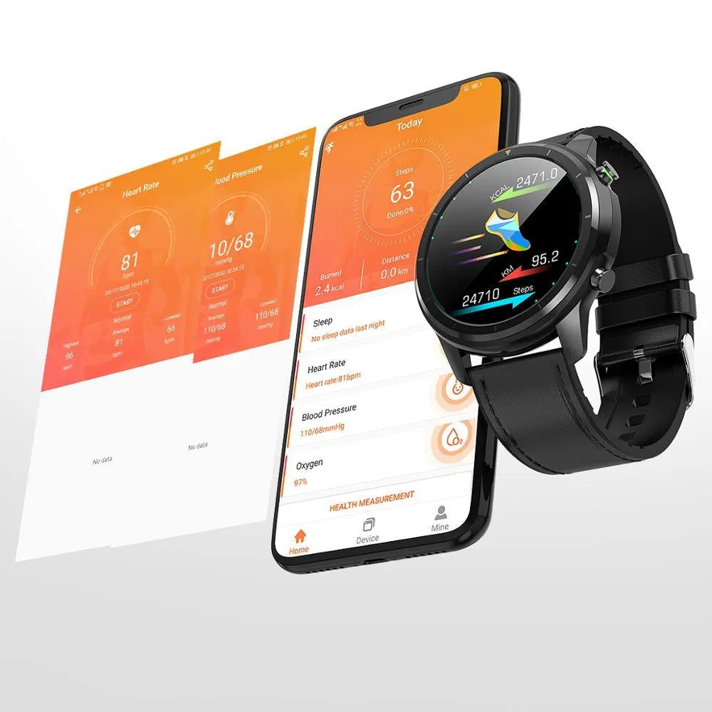 LEMFO LF26 smart bracelet with 1.3-inch screen shown in five colour options