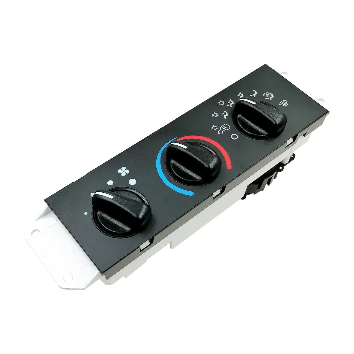 Black automotive air conditioning control panel for 2005-2006 Jeep Wrangler replacement