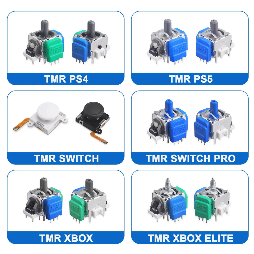Hall magnetic rocker joystick replacement part for PS5, PS4, XBOX and Switch controllers
