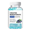 Creatine monohydrate gummies in soft candy format, 60-piece pack for dietary supplementation