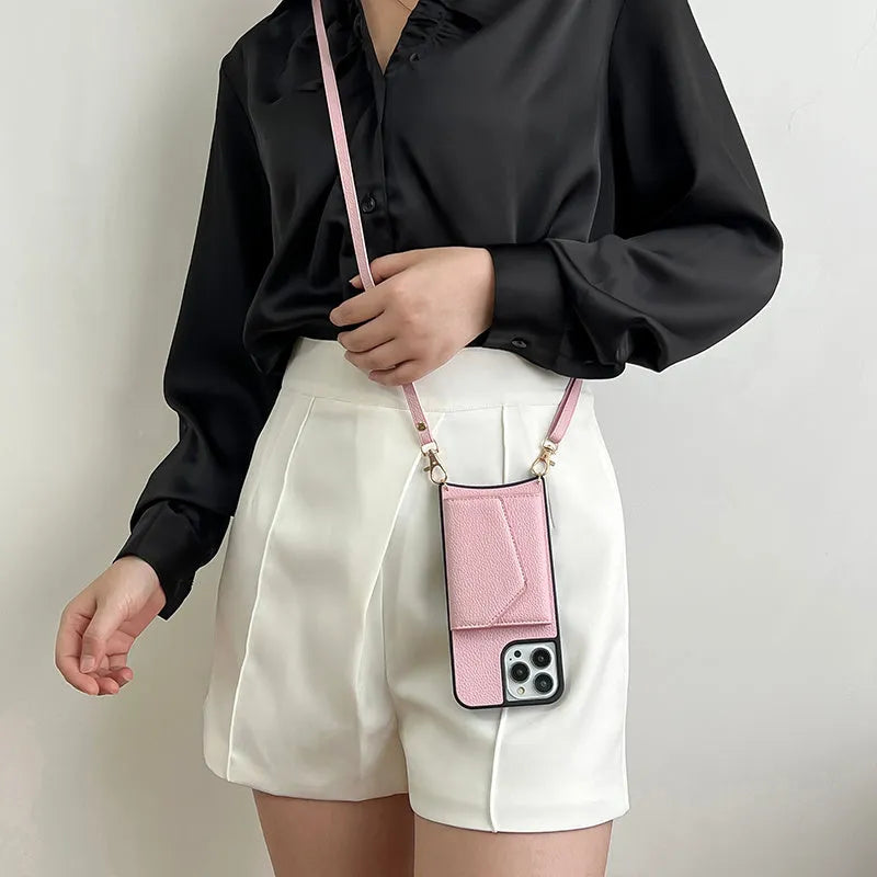 Faux leather solid colour iPhone case in Coffee, Beige, Yellow, Purple, Black, Pink or Sky Blue