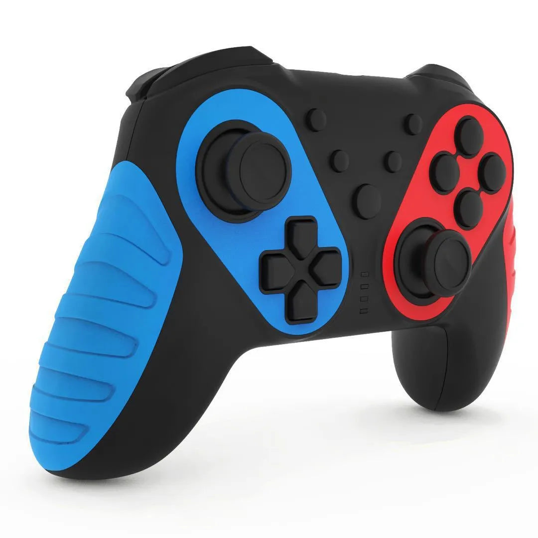 Red and blue wireless Bluetooth gamepad controller for Nintendo Switch and PC