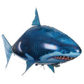 Remote control shark toy air swimming fish balloon floating indoors with infrared remote