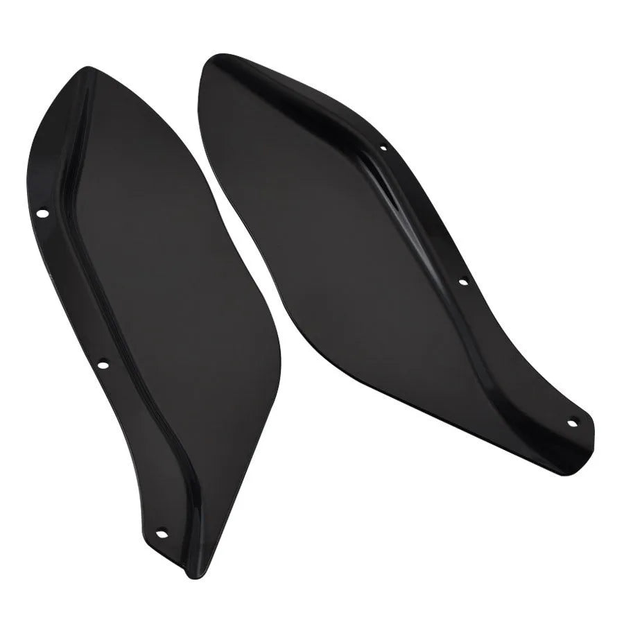 Harley Davidson motorcycle side wing head cover pair in ABS plastic for Touring models