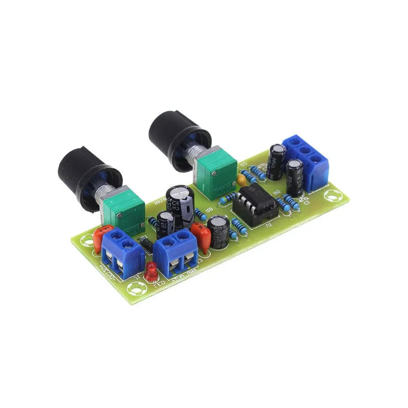 Single power supply 10-24V bass boost front stage board with FR-4 PCB