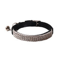 Cat collar with flannel flocking material and elastic buckle in multiple colours