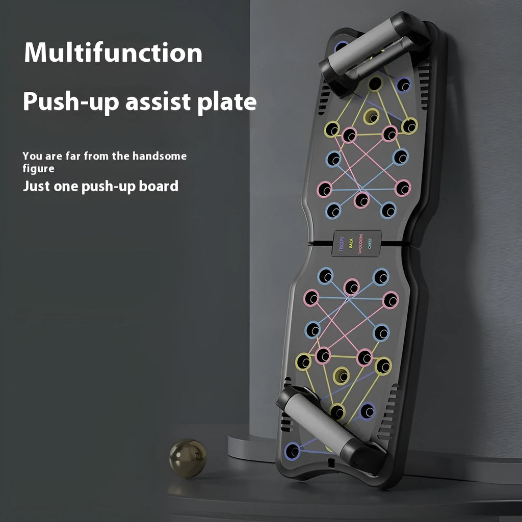 ABS push up support plate fitness equipment for pectoral, shoulder, latissimus dorsi and triceps training