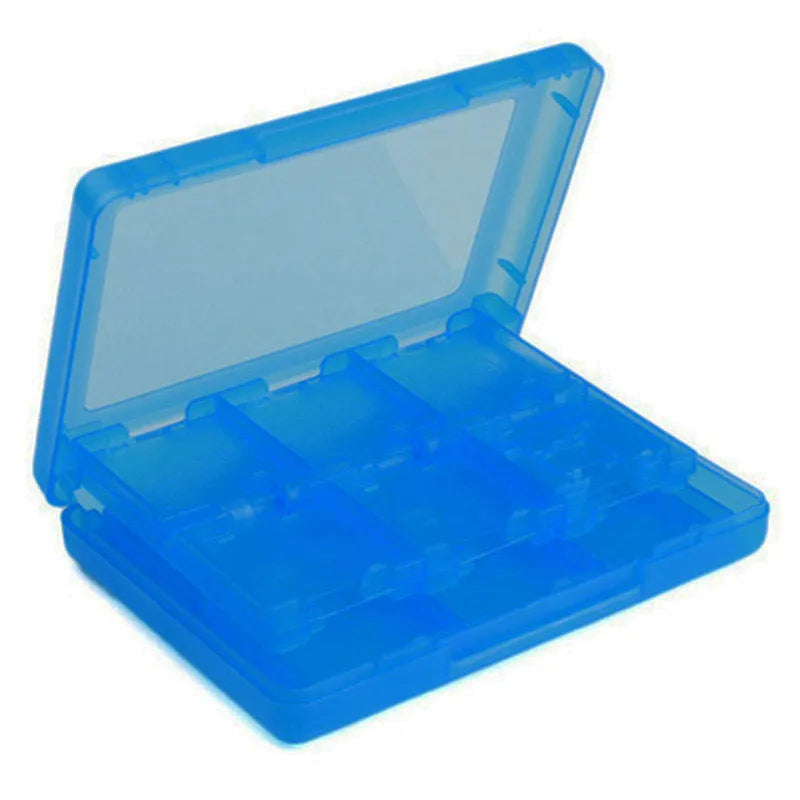 Black Nintendo DS and 3DS 28-in-1 game card storage box made of PP plastic