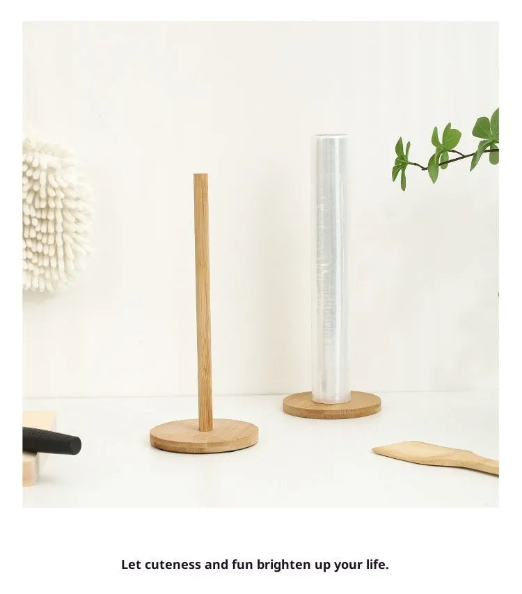 Wooden vertical tissue holder, square design, 14.5 x 28 cm, for kitchen and restaurant tables