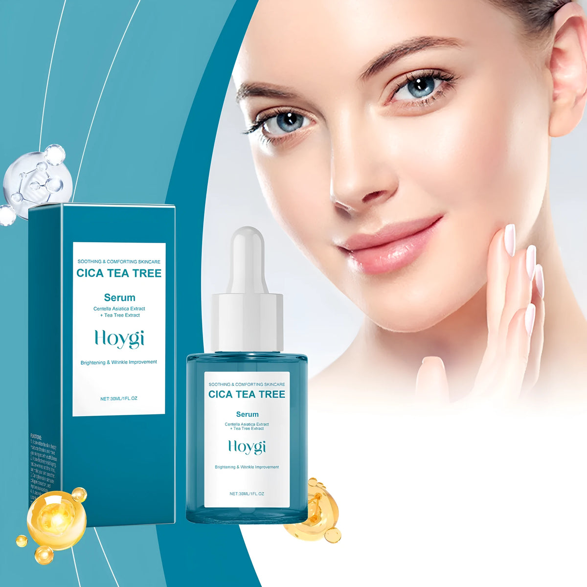 30ml bottle of Centella Asiatica Firming Care Solution for facial hydration and moisturising