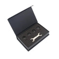 Bluetooth 5.0 automotive tyre pressure monitor system with four sensor units and installation tools