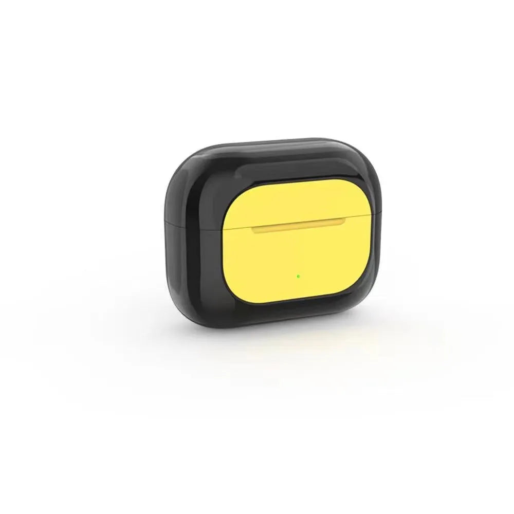 Bilateral stereo wireless headphones with Jerry cartoon design in black white or yellow color