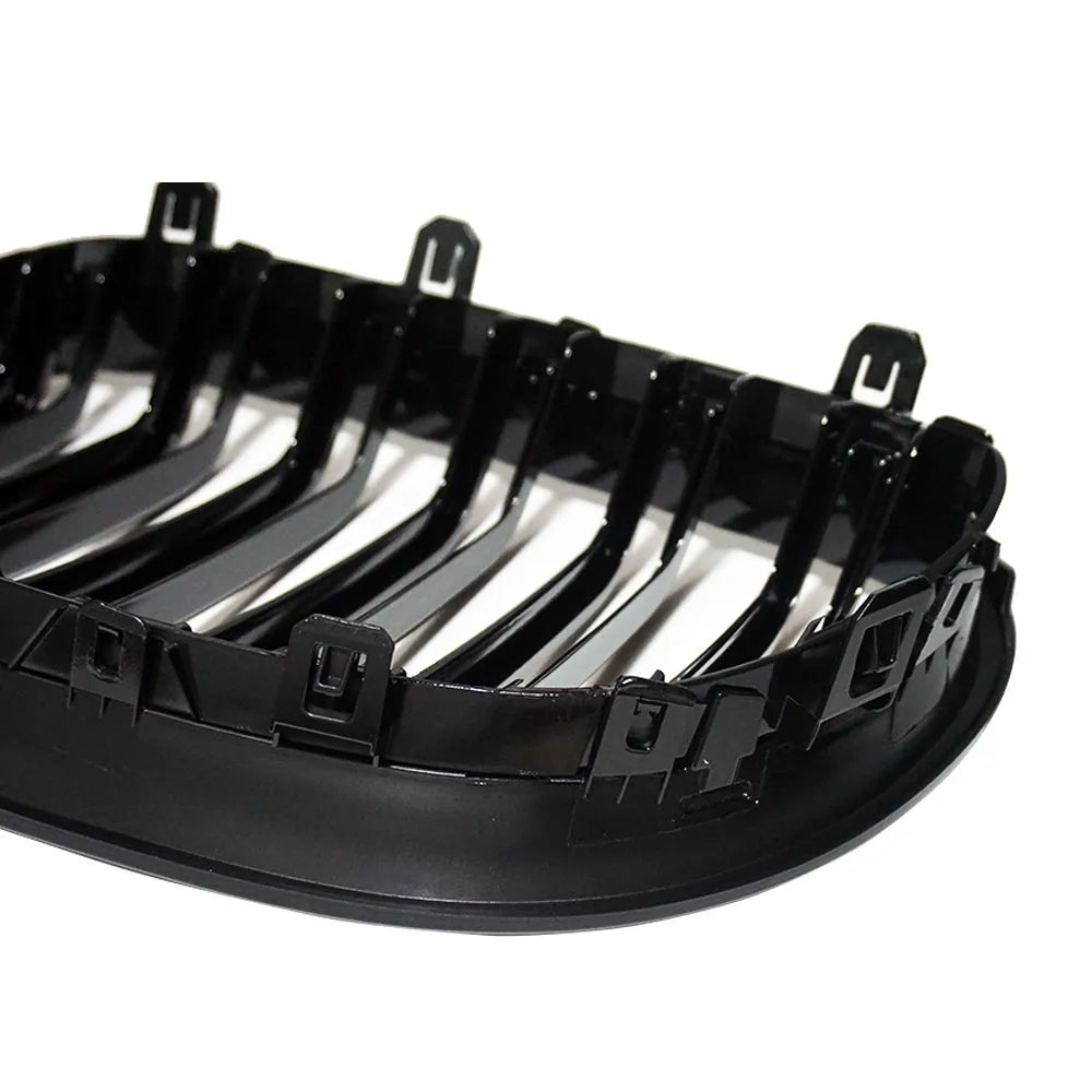BMW 5-Series black carbon fibre shield grille for E60 E66 2004-2009 models