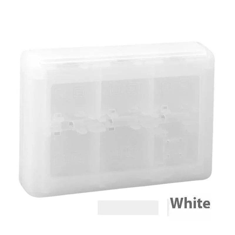 Black Nintendo DS and 3DS 28-in-1 game card storage box made of PP plastic
