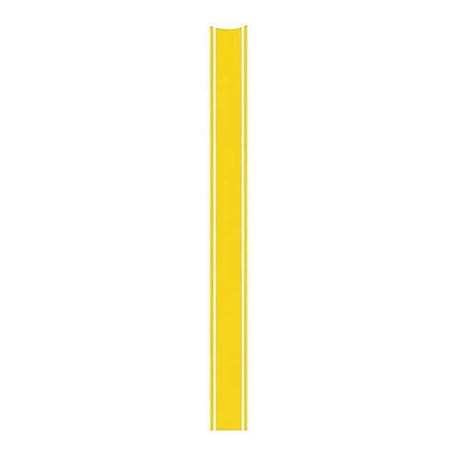 Black, red, silver, and yellow reflective pinstripe motorcycle stickers measuring 50 by 4.5 centimetres.