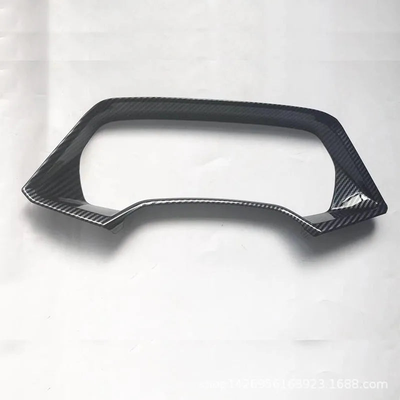BMW X5 dashboard decorative frame in Carbon Fibre and Peach Wood finishes for the 2022 X5L model.