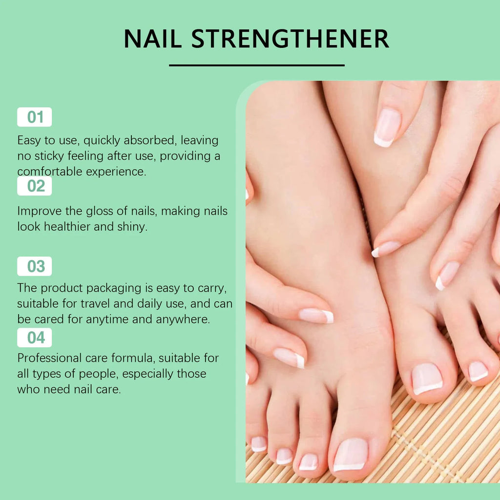 30ml bottle of gentle nail care solution for daily fingernail and toenail cleaning