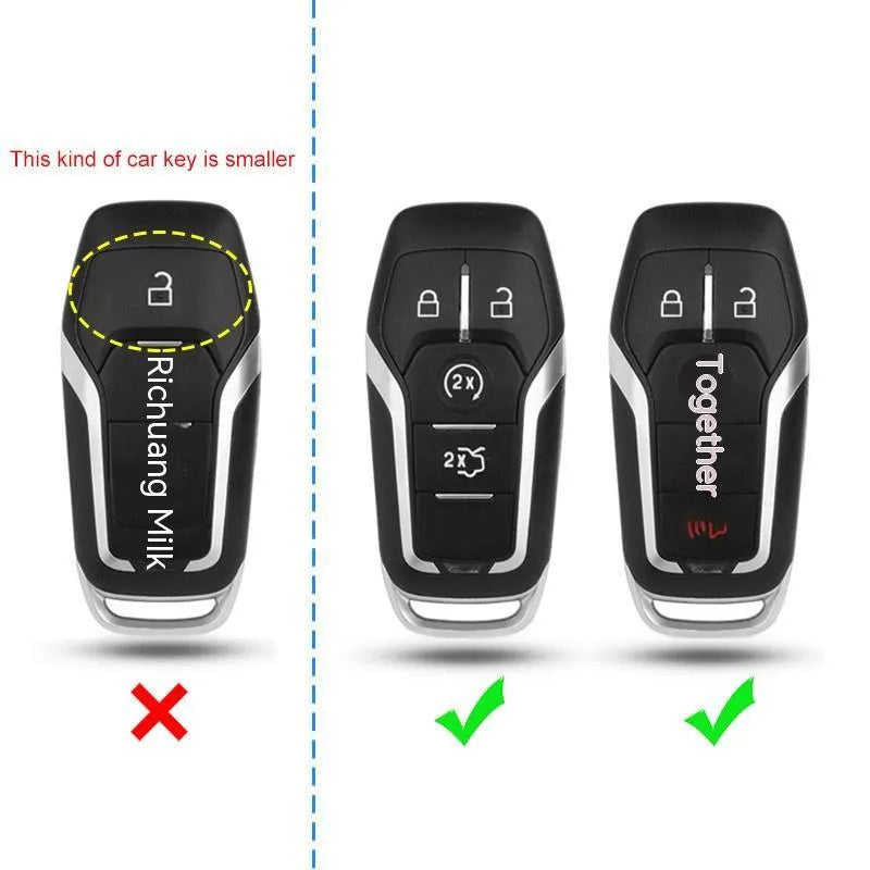 Plastic remote control protective shell for car key fob showing single shell design
