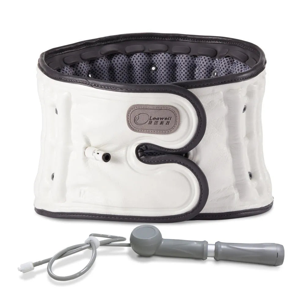 Automatic inflation lumbar waist supporter in PU material with S and M size options