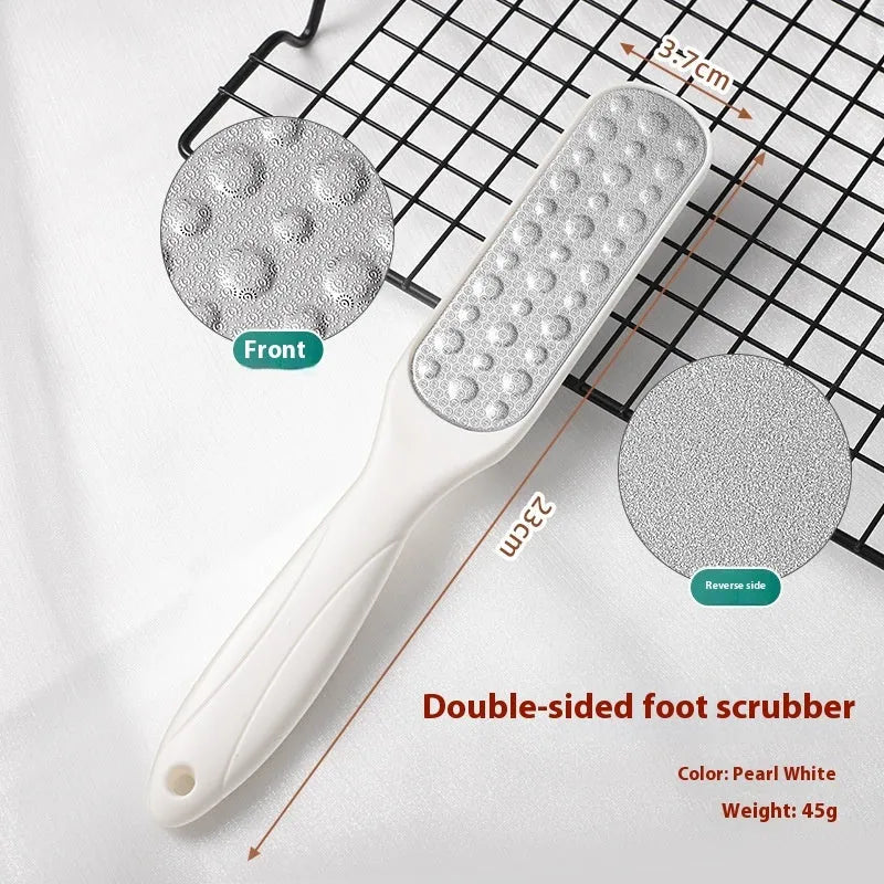 Stainless steel double-sided foot grinder for callus removal