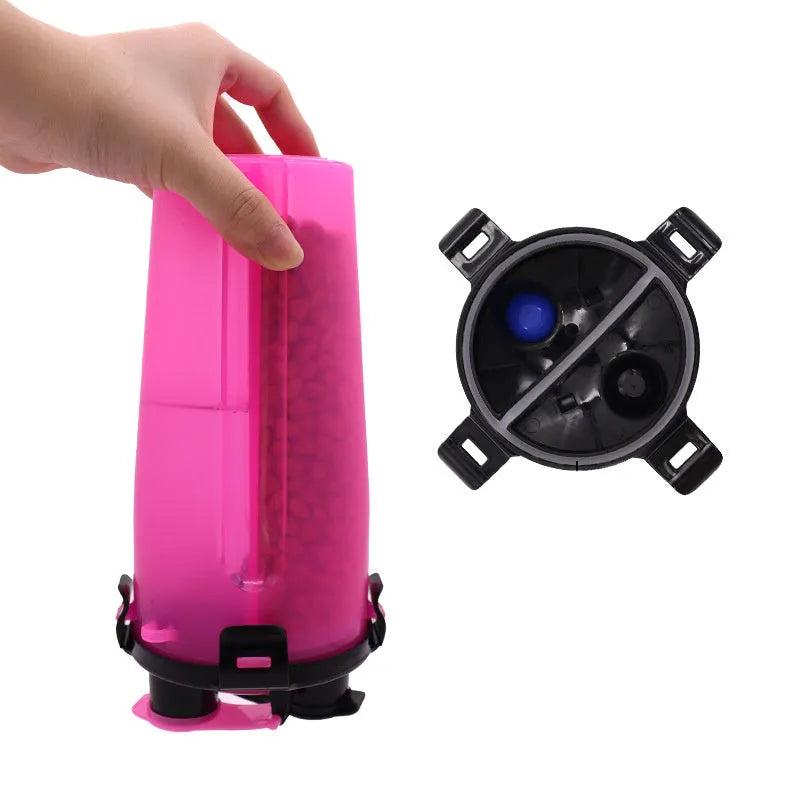 Portable dog water and food cup with collapsible 23cm design in multiple colours
