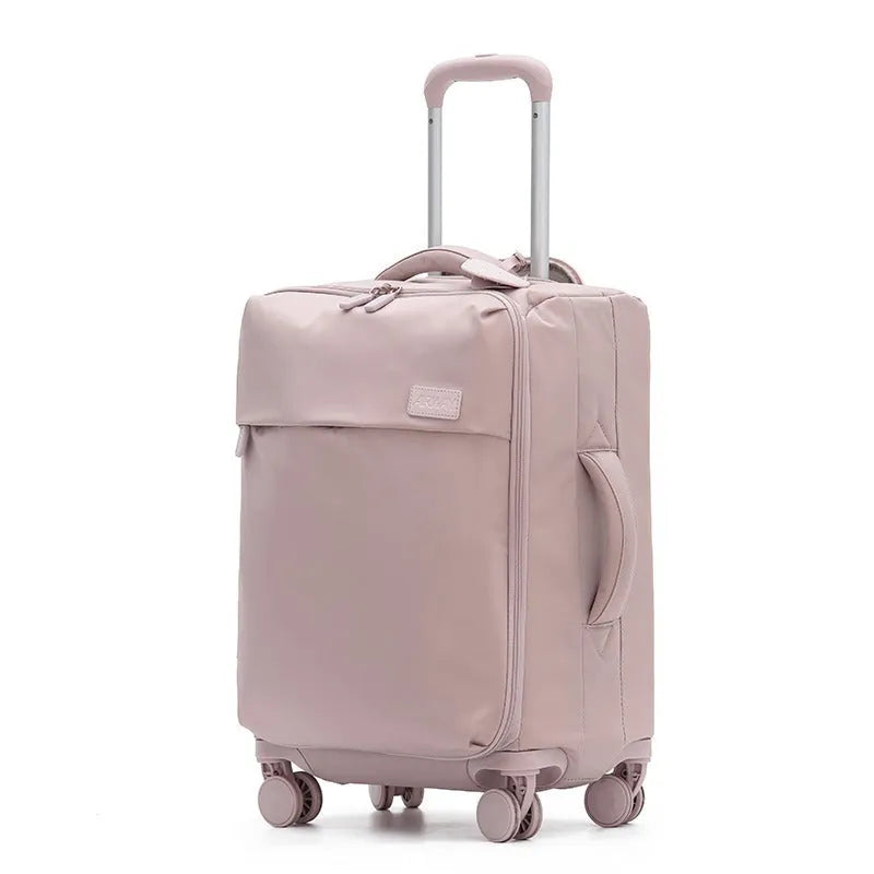 Waterproof Oxford cloth suitcase luggage with universal wheels in six colour options