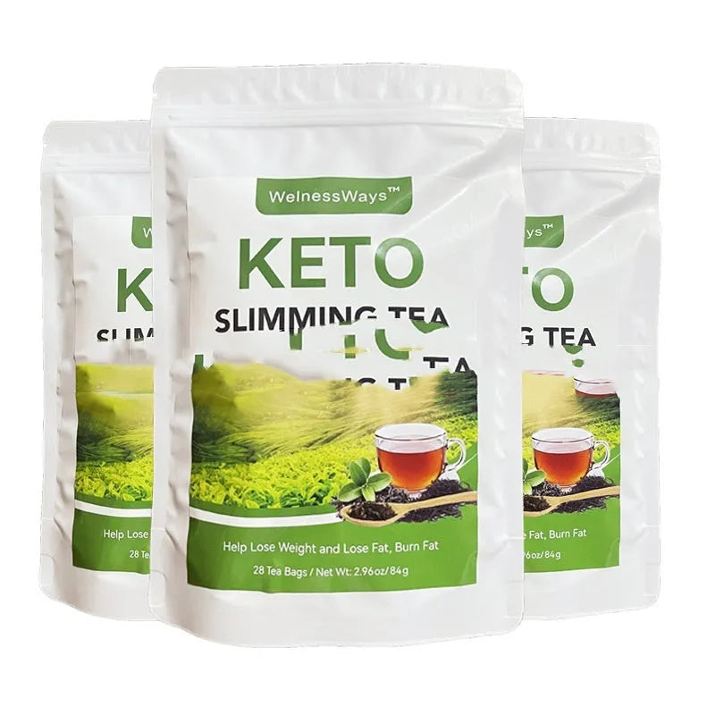 28 Day Slim Flat Tummy Tea collection for women with 16 herbal blends