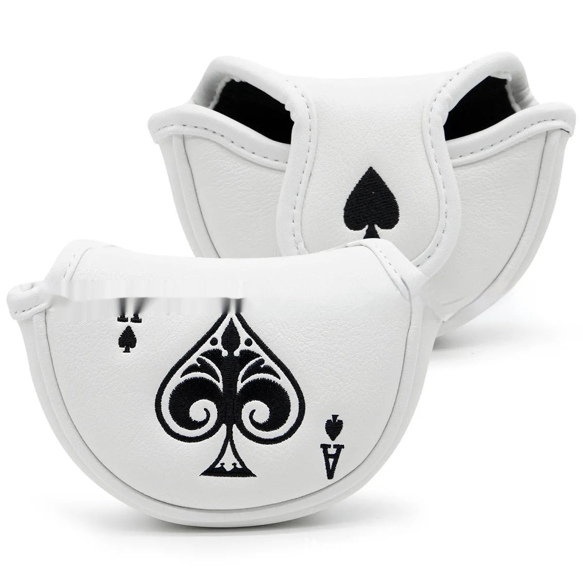 PU golf club head protective sleeve cover for putters in one of three available colours.