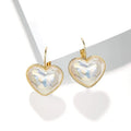 Gold-coloured alloy ear clip with metal design elements for women's summer fashion jewellery