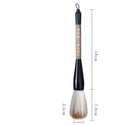 Large traditional Chinese wrist brush with wolf and sheep hair combination nib for calligraphy