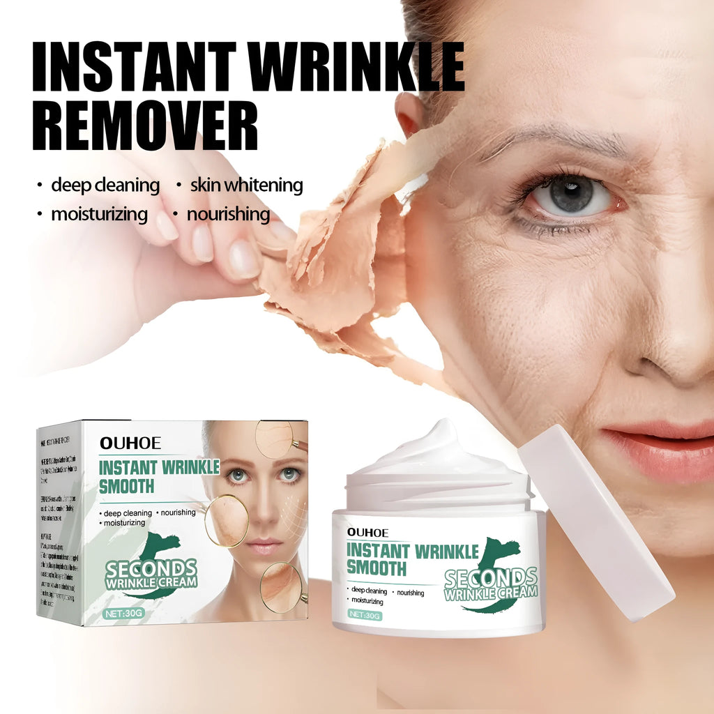 30g anti-wrinkle hydrating face cream in jar packaging for daily skincare