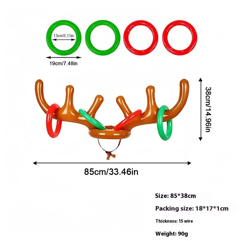 Inflatable octopus ferrule throwing toy in multiple Halloween colour variations