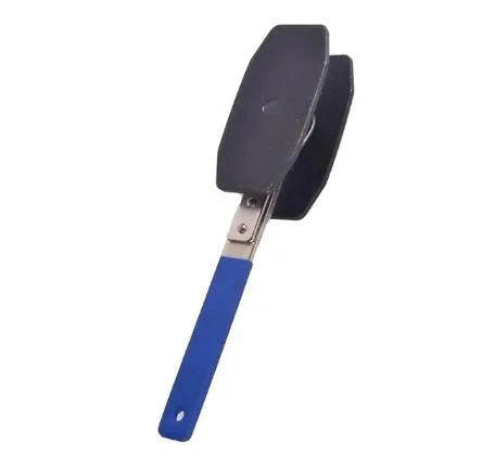 Brake caliper press tool with ratchet, stainless steel, 270mm length, black, for single twin quad pistons