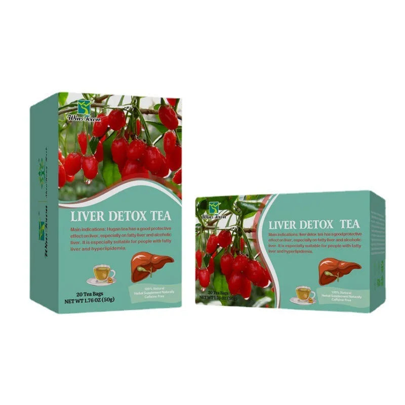 Box of Herb Substitutional Tea with 50g net content label.
