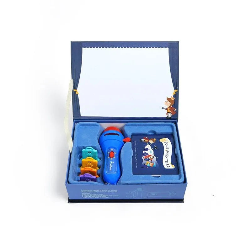 SmartKids children's storybook projector torch with four colourful projection discs