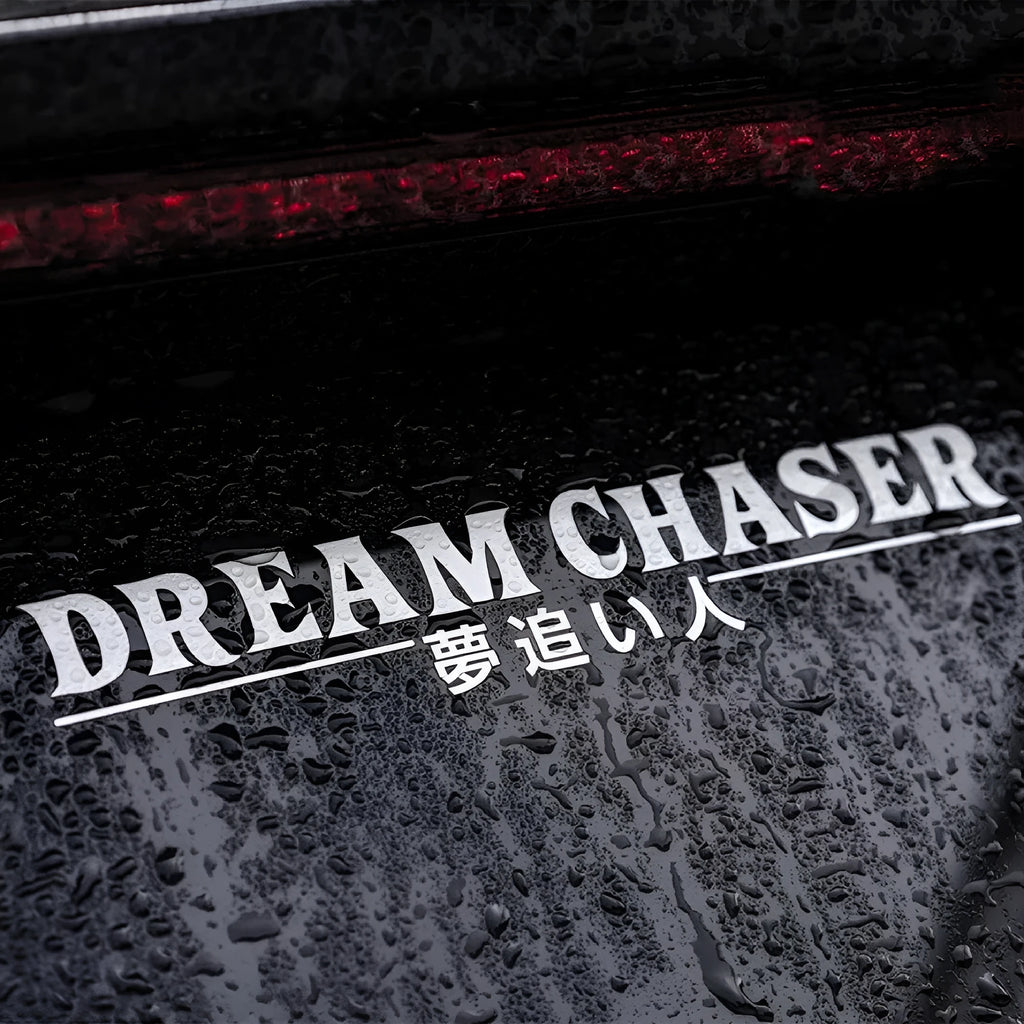 Chinese dream chaser design vehicle sticker for car rear window application