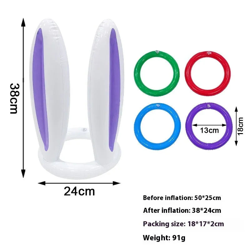 Inflatable octopus ferrule throwing toy in multiple Halloween colour variations