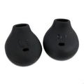 Black and white silicone replacement sleeves for Samsung S6 Edge G9200 G9250 G920A earphones