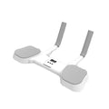 White alloy aluminium flat support trainer for home fitness exercises