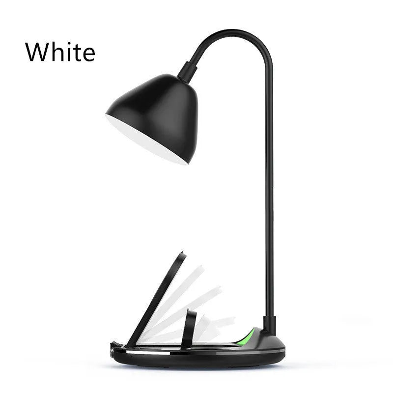 Black folding magnetic wireless charger for iPhone and AirPods with stand function