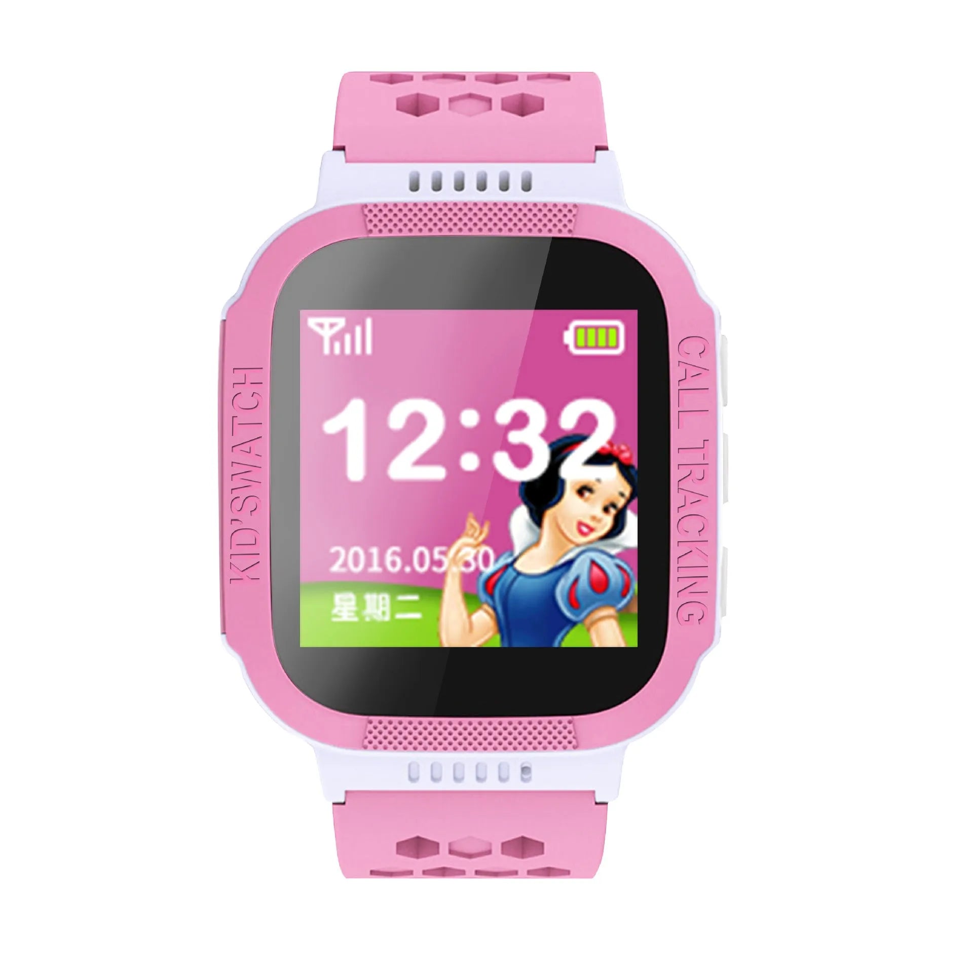 Blue children's phone watch with 1.44-inch IPS touch screen display