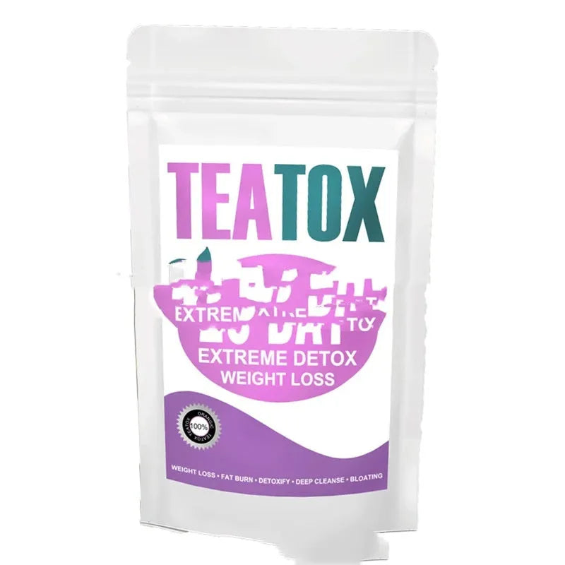 28 Day Slim Flat Tummy Tea collection for women with 16 herbal blends