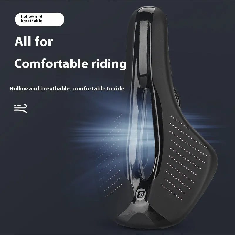 Mountain bike seat cushion in size M with black and pink colour options