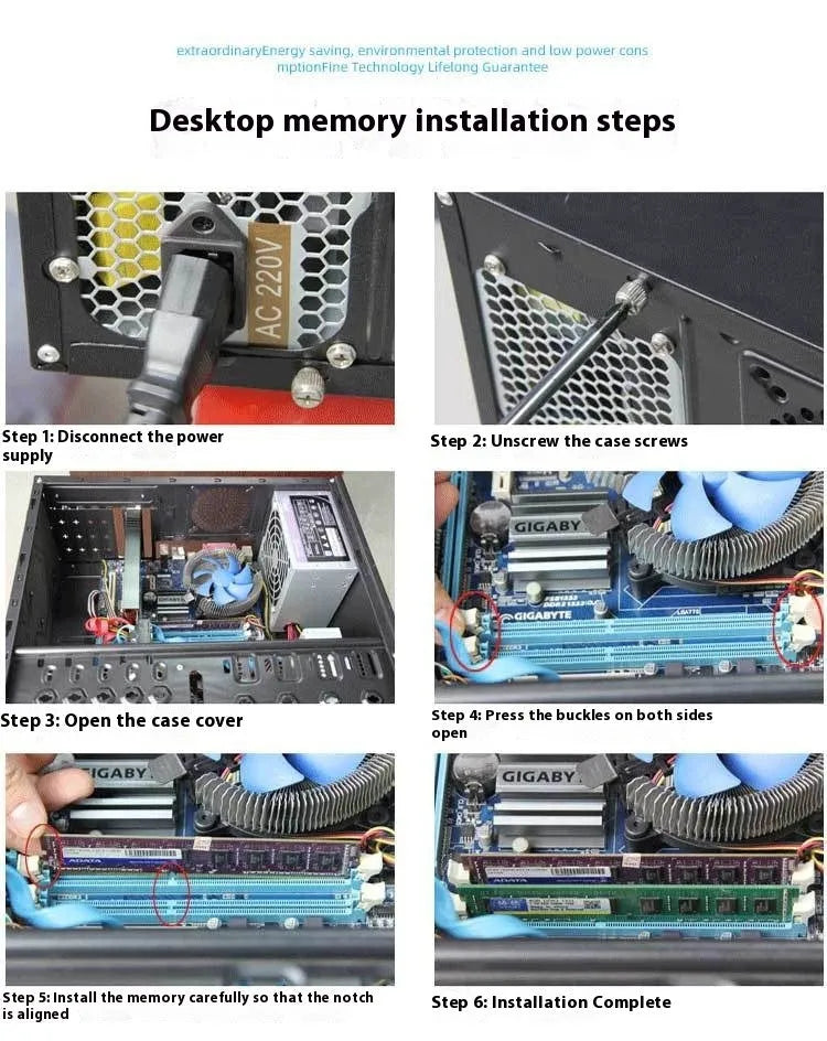 4GB DDR3 1600 desktop memory module for AMD systems