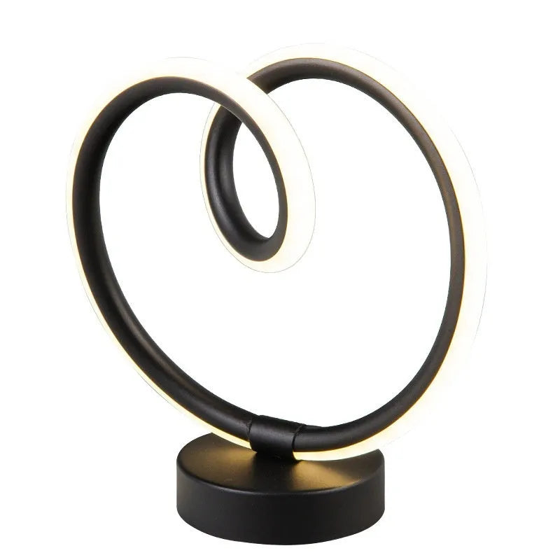 Black Bluetooth remote control musical note LED light with RGB colour strip.