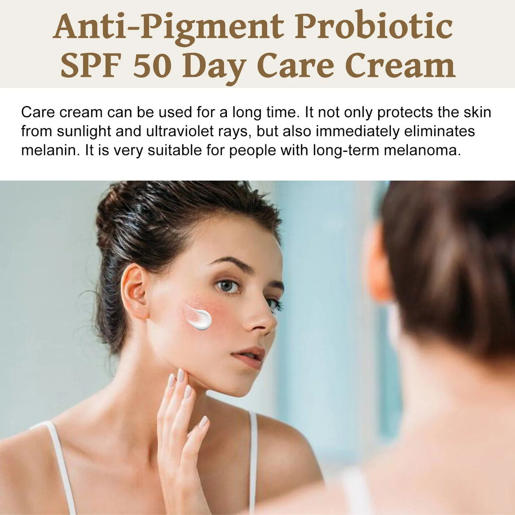 50g jar of probiotics brightening protective cream with colour isolation