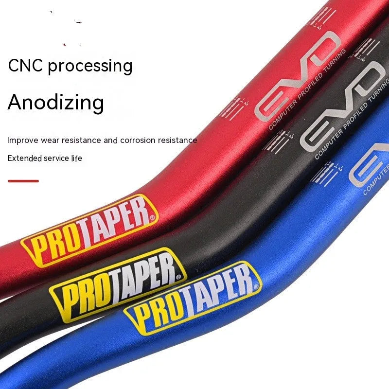 EVO orange scrambling motorcycle handlebar with 28mm aluminium alloy construction and 80cm width