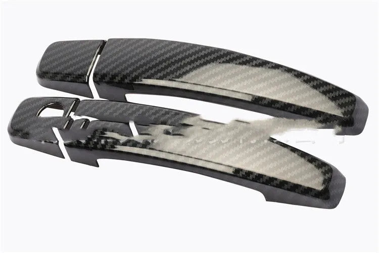 Carbon fibre pattern door handle decoration for Opel Vauxhall Astra