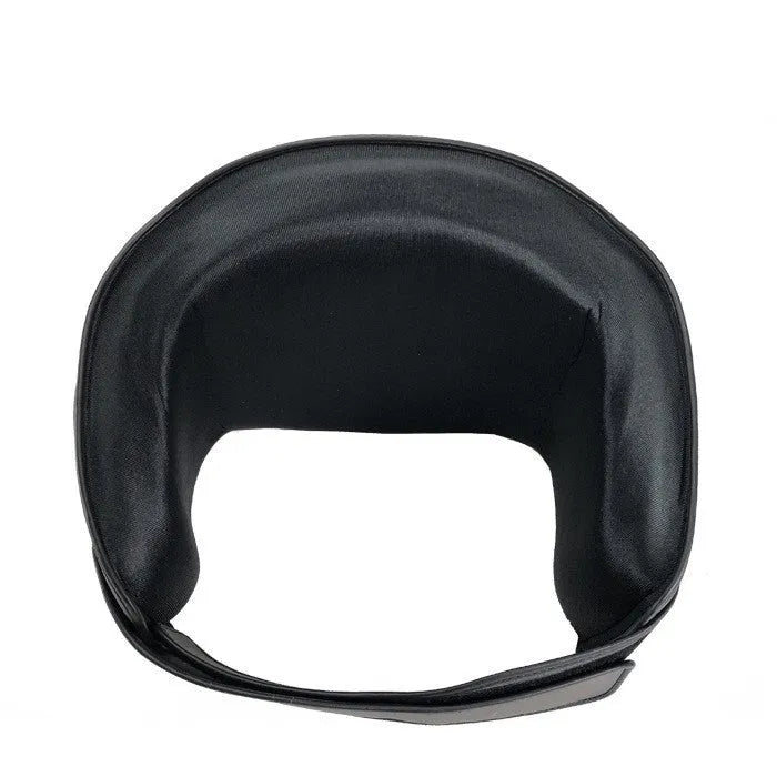 Dark gray Sanda boxing breast protection target with integrated waist guard for martial arts training.
